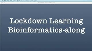 #1 Lockdown Learning Bioinformatics-along: Installing a VM