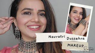 Long Lasting Navratri/ Dussehra Look 2021 | Indian Festival Makeup | Bhavini Purohit