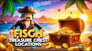 ALL 20 TREASURE CHEST LOCATIONS -  [FISCH] - Roblox - ALL COORDINATES