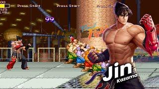 Jin Kazama in Cadillac & Dinosaurs | TerryNineties Live  #Tekken #FinalFight