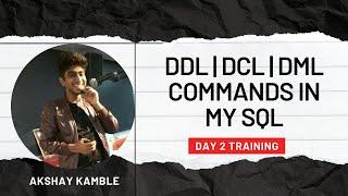 Complete SQL course in 2024 | Practical Training with MYSQL | SQL Day 2 with Akshay Kamble