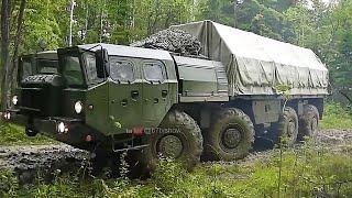 Gefährlicher extremer Geländewagenfahrer! Kamaz, Kraz, MAZ, Ural, Steyr in jedem schwierigen Gelände