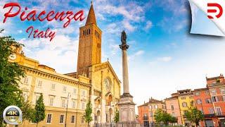 Piacenza - Italy | A Walk to the City Center & Back | 4K - [UHD]