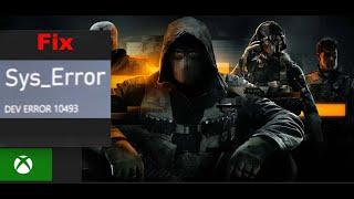 Fix Call of Duty Sys Error DEV ERROR 10493 On Xbox Series X/S/Xbox One