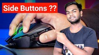 Gaming Mouse | Powerful mouse for gamers  | What is the use of side buttons in mouse | Hindi