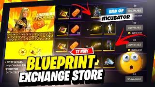 Incubator Blueprint & Stone Exchange Event Free Fire | Incubator Exchange Store |Free Fire New Event