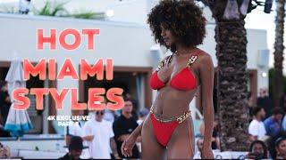 Hot Miami Styles in Slow Motion | Miami Swim Week 2022 | 4K | Part 2