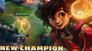 Wild Rift PBE SERVER:NEW CHAMPION MILIO FULL GAMEPLAY (ITEMS/RUNES)