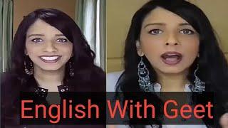 English with Geet || English classes || New Tik Tok English classes ||