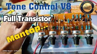 Tone Control V8, Terbaru dan Full Transistor