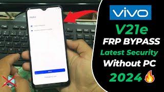 Vivo V21e Frp Bypass/Google Account Remove Android 12 Without PC | Only GSM