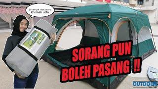 Tutorial Cara Pasang Camel Tent Khemah Unta