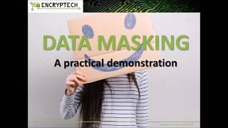 Data Masking Demo Video from Encryptech