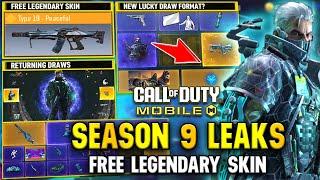 Next Free Legendary Gun | New Draw Format? | Returning Draws | Season 9 Leaks | COD Mobile | CODM