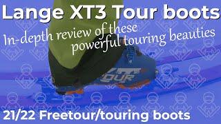 Lange XT3 Tour boot range; in-depth review