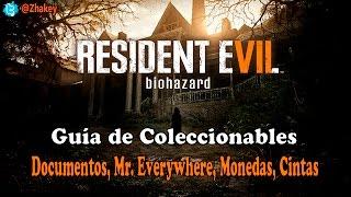 Resident Evil 7 Biohazard - Guía de Coleccionables (Documentos, Mr. Everywhere, Monedas, Cintas)