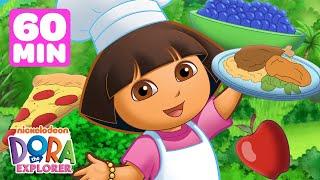 Dora's Yummy Food Marathon! #2  1 Hour of Dora the Explorer | Dora & Friends