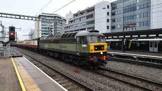 Steam Dreams London to Paignton & Kingswear via Dawlish Railtour at Reading Station (Class 47)
