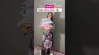 Meesho Daily Wear Suit Haul #shorts #meesho