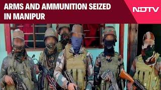 Manipur Latest News | Huge Cache Of Arms And Ammunition Seized By Security Forces In Manipur