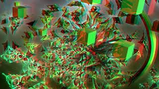 World Of Cubix  - 3D anaglyph fractal animation in HD