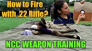 NCC Weapon Training || Basic Rules of Firing || How to Fire with .22 Rifle?