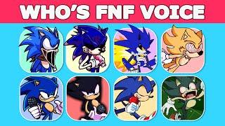 Guess Character by Their VOICE | Sonic.EXE, Metal Sonic, Pibby Sonic ( Friday Night Funkin)