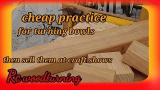 woodturning 2x4 bowls (for practice)
