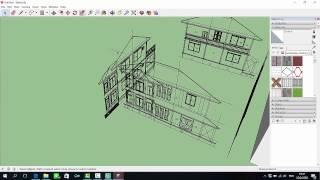 Autocad drawing to sketchup model tutorial