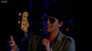 Bruno Mars sings “Part Of Your World” from The Little Mermaid on BBC Radio in 2012.