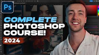 I'll Teach You Photoshop in 23 Minutes | Complete Beginners Tutorial (2024)