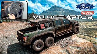 FORD HENNESSEY VelociRaptor 6x6 OFFROAD ALONE | Thrustmaster T300 RS - Forza Horizon 5 Gameplay