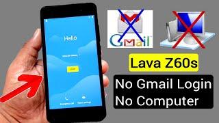 Lava Z60s BYPASS GOOGLE ACCOUNT/FRP RESET |Android 8.1.0 |Without PC