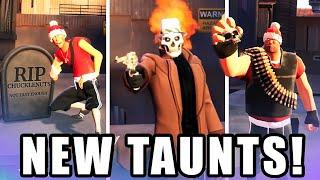 *NEW* Taunts showcase! The Scream Fortress Update 2024 [TF2]