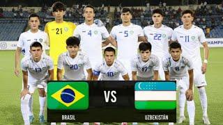 UZBEKISTAN VS BRAZIL. Match Highlights. 2022 “Maldonado Cup” (U-20)