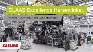 CLAAS | Excellence Harsewinkel 2/6: Motor, Korntank und Kraftstofftank