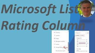 Microsoft List – New Rating Column