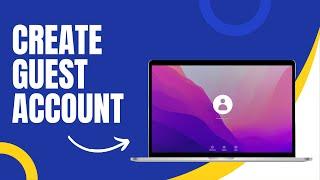 How To Ceate a Guest Account on Mac | Enable Guest User Account on Mac / MacBook