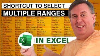 Excel Cell Selection: Non-Contiguous Cells - Episode 2125