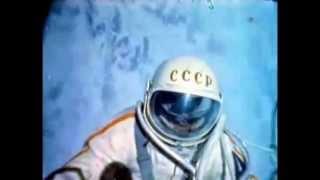 Rare color footage of first spacewalk, Alexey Leonov, March 18, 1965