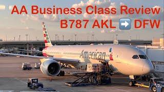 American Airlines Business Class Review (B787-9 AKL to DFW)