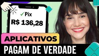 3 APPS DE RENDA EXTRA NO PIX que PAGAM RÁPIDO sem jogar aplicativos para ganhar dinheiro no celular