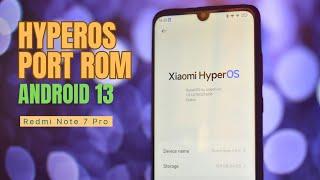 HyperOS EU Port ROM on Redmi Note 7 Pro