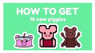 find the piggies : Reworked (with Elly, the Owner)| 16 New Piggies (Cake, Pixel, Toy...)|Roblox