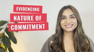 How to Evidence Nature of Commitment