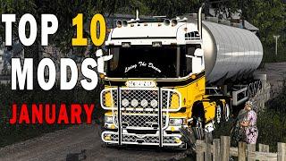 TOP 10 ETS2 MODS - JANUARY 2025 | Euro Truck Simulator 2 Mods