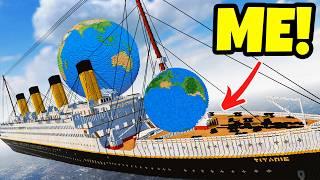 Ships and Boats vs BIG an Small EARTHS! - Teardown Destruction