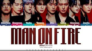 ATEEZ 'Man on Fire' Lyrics (에이티즈 Man on Fire 가사) [Color Coded Han_Rom_Eng] ShadowByYoongi