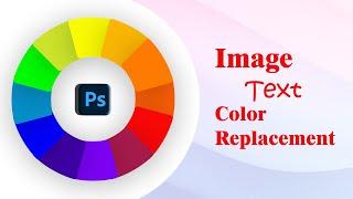 Image Text Color Replacement in Photoshop Bangla Tutorial | Shadin Creative Design