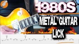 80s Metal Guitar Lick (Killer Hard Rock Looping Lick!)